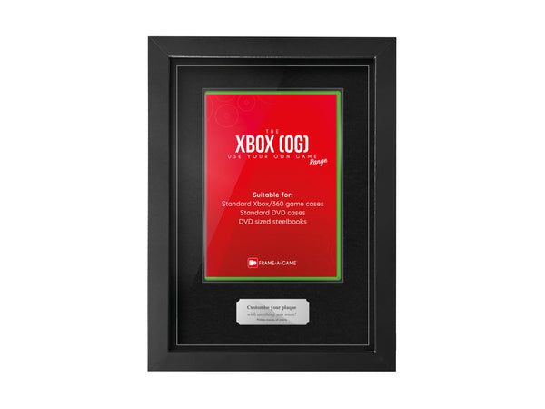 Use Your Own Game (Xbox OG) Display Case Range Frame - Frame-A-Game