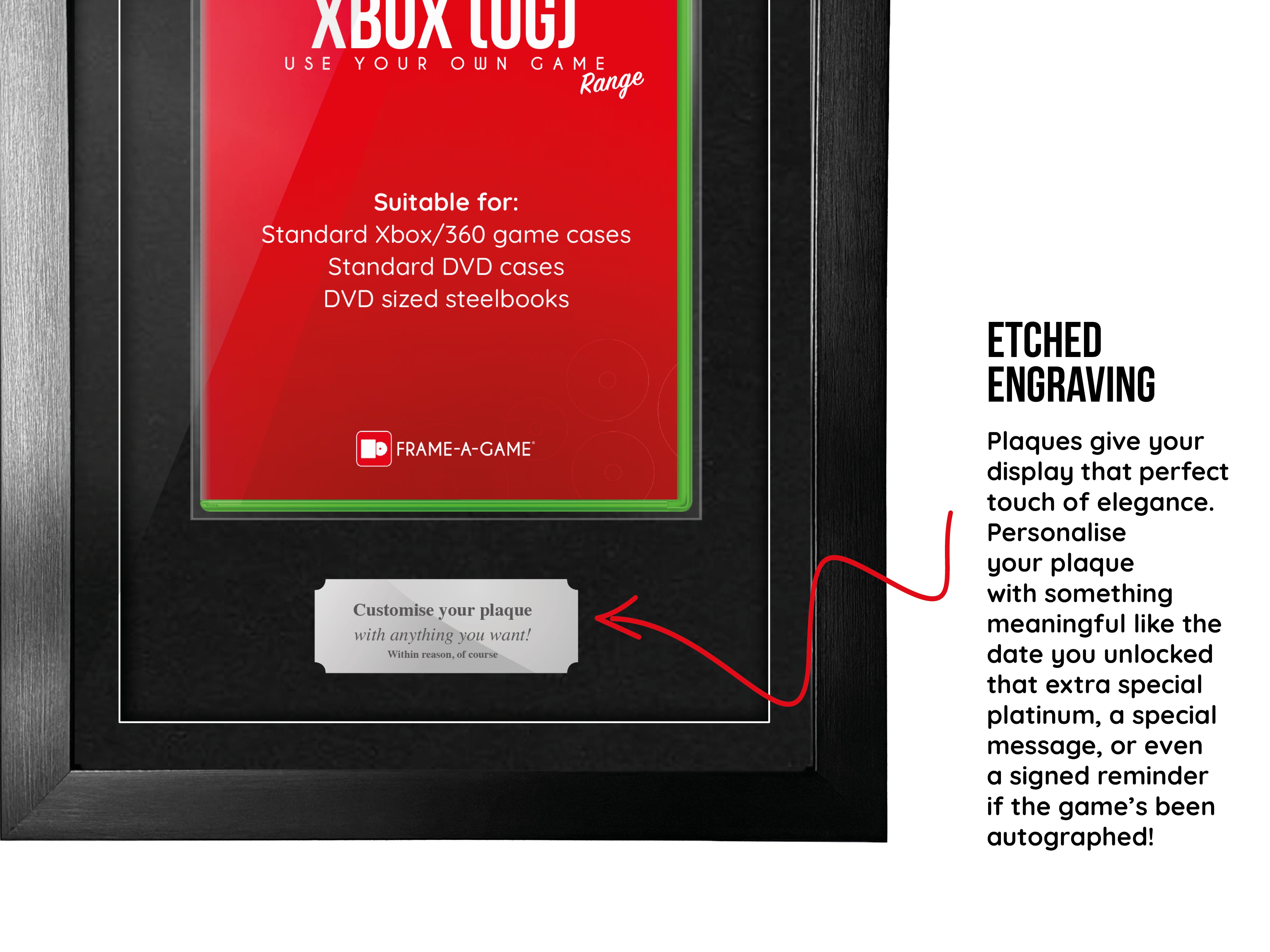 Cadre de présentation pour votre propre jeu (Xbox originale)