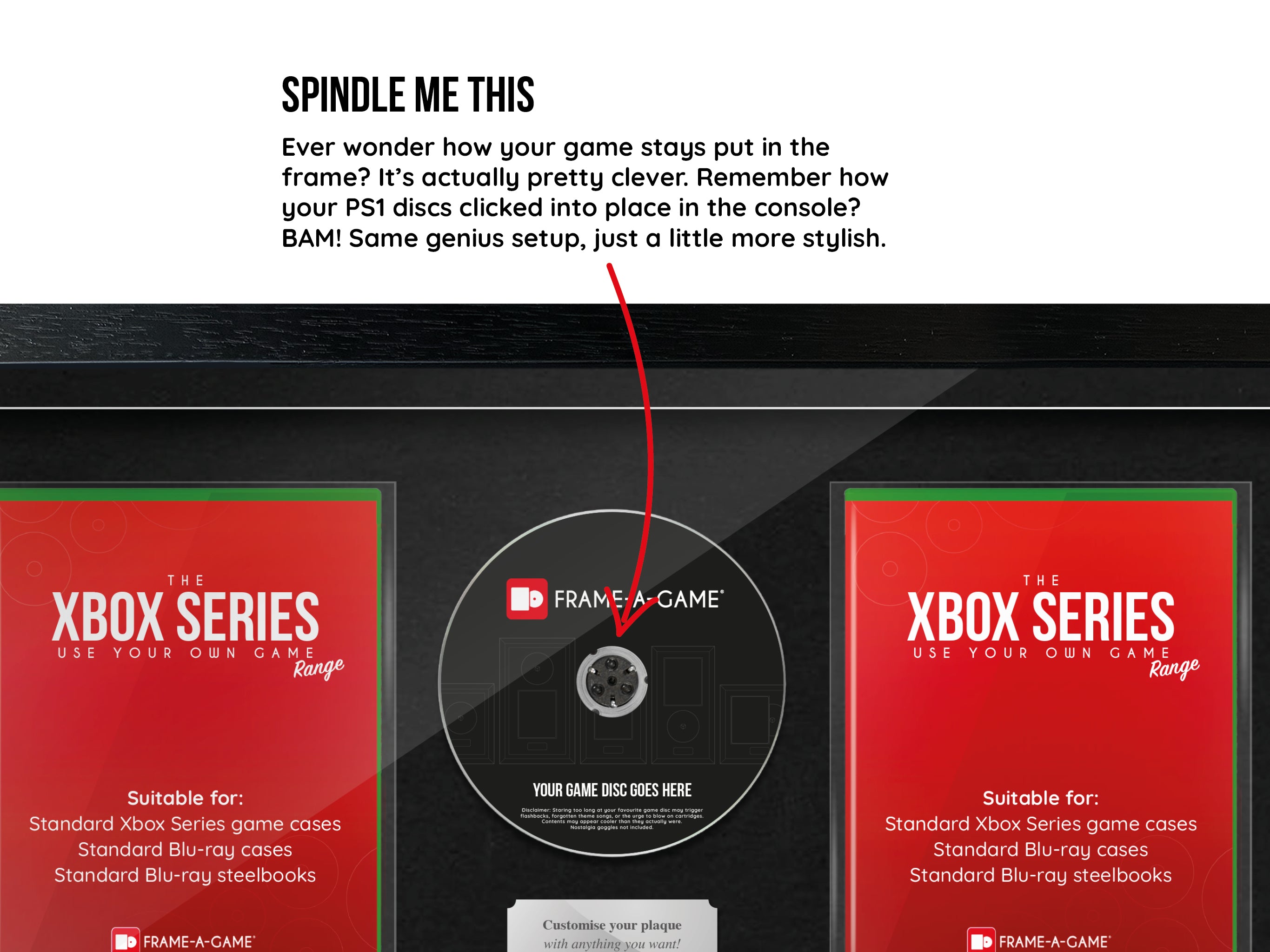 Use Your Own Games (Xbox Series) Fusion Range Frame - Frame-A-Game
