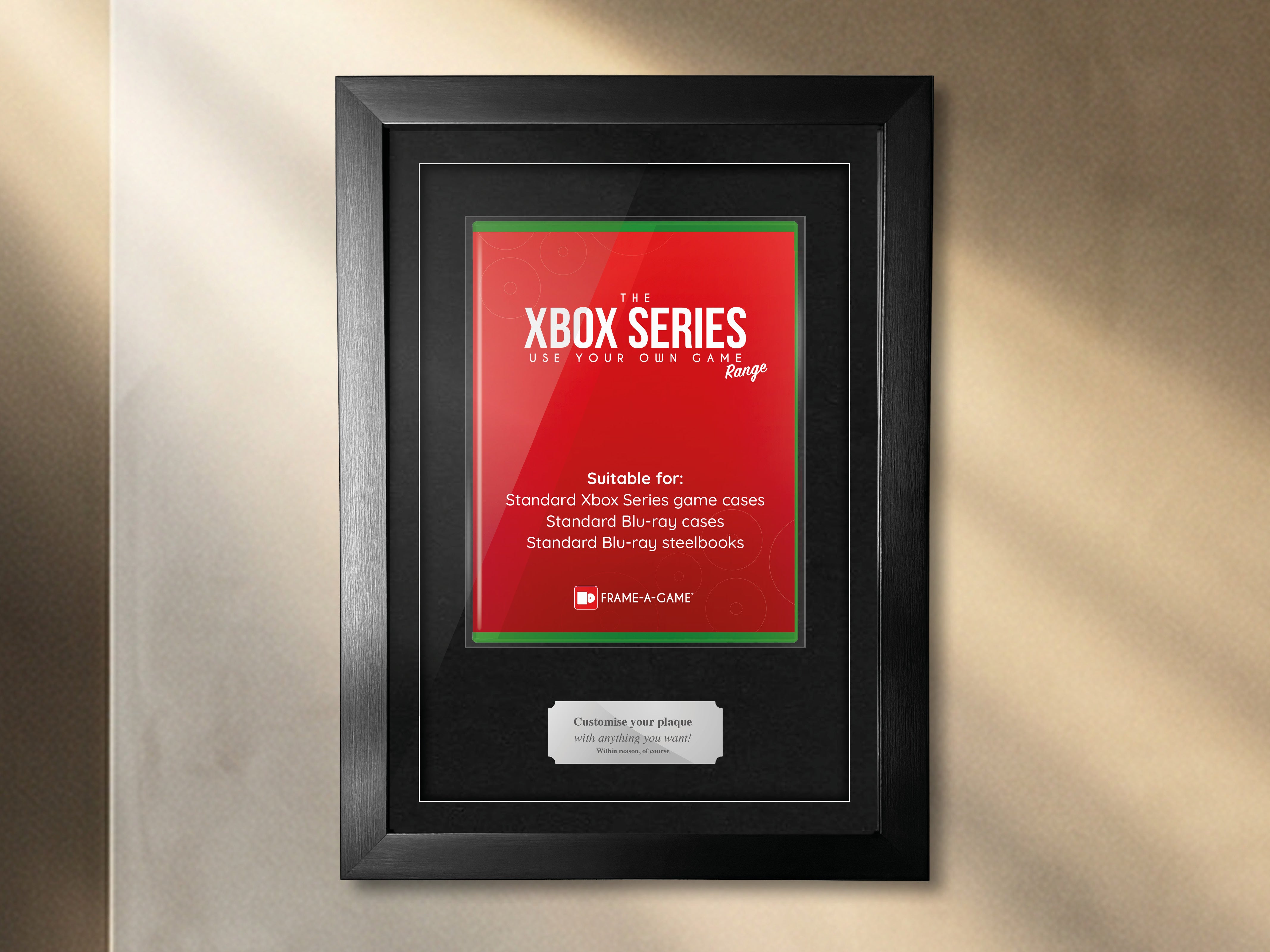 Utilisez votre propre jeu (Xbox Series) - Cadre de présentation