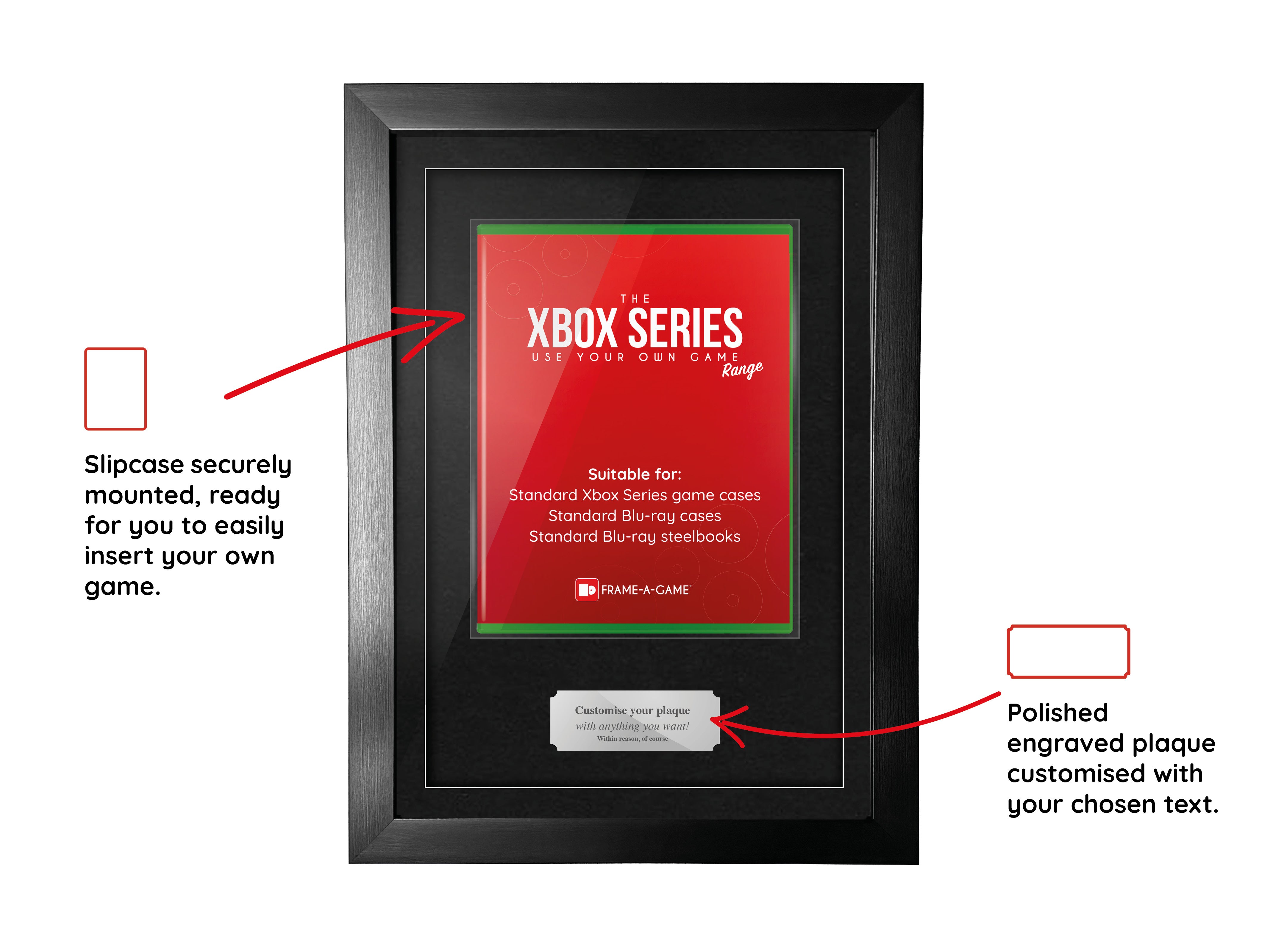 Utilisez votre propre jeu (Xbox Series) - Cadre de présentation