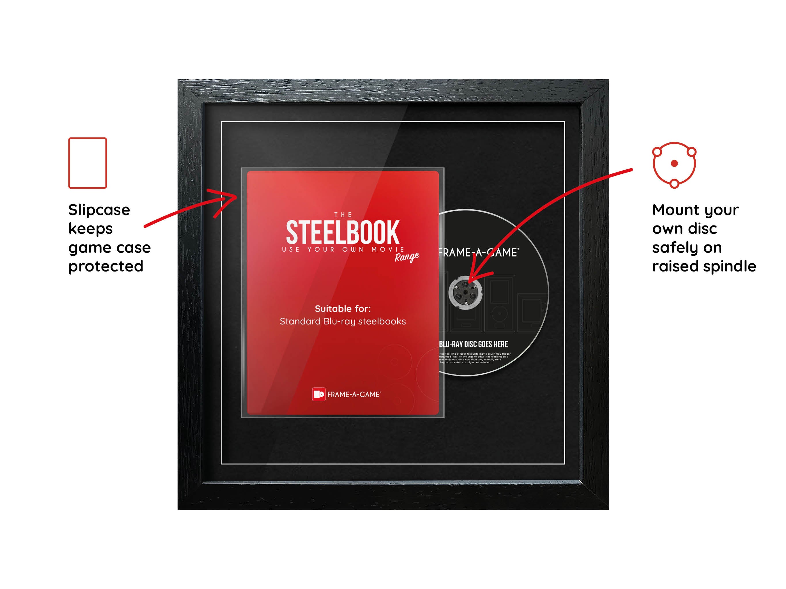 Use Your Own Movie (Steelbook) Combined Range Frame - Frame-A-Game