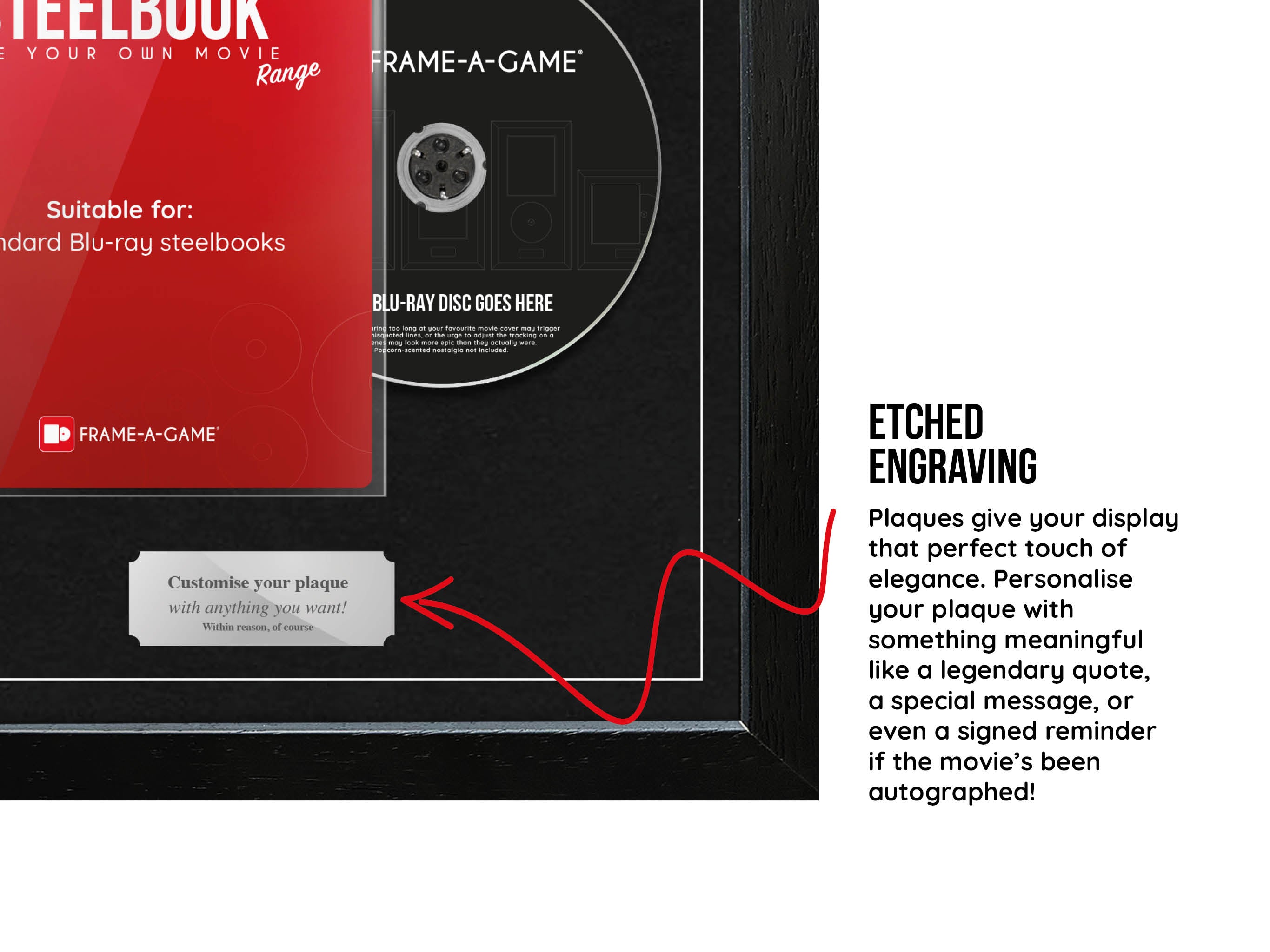 Use Your Own Movie (Steelbook) Combined Range Frame - Frame-A-Game