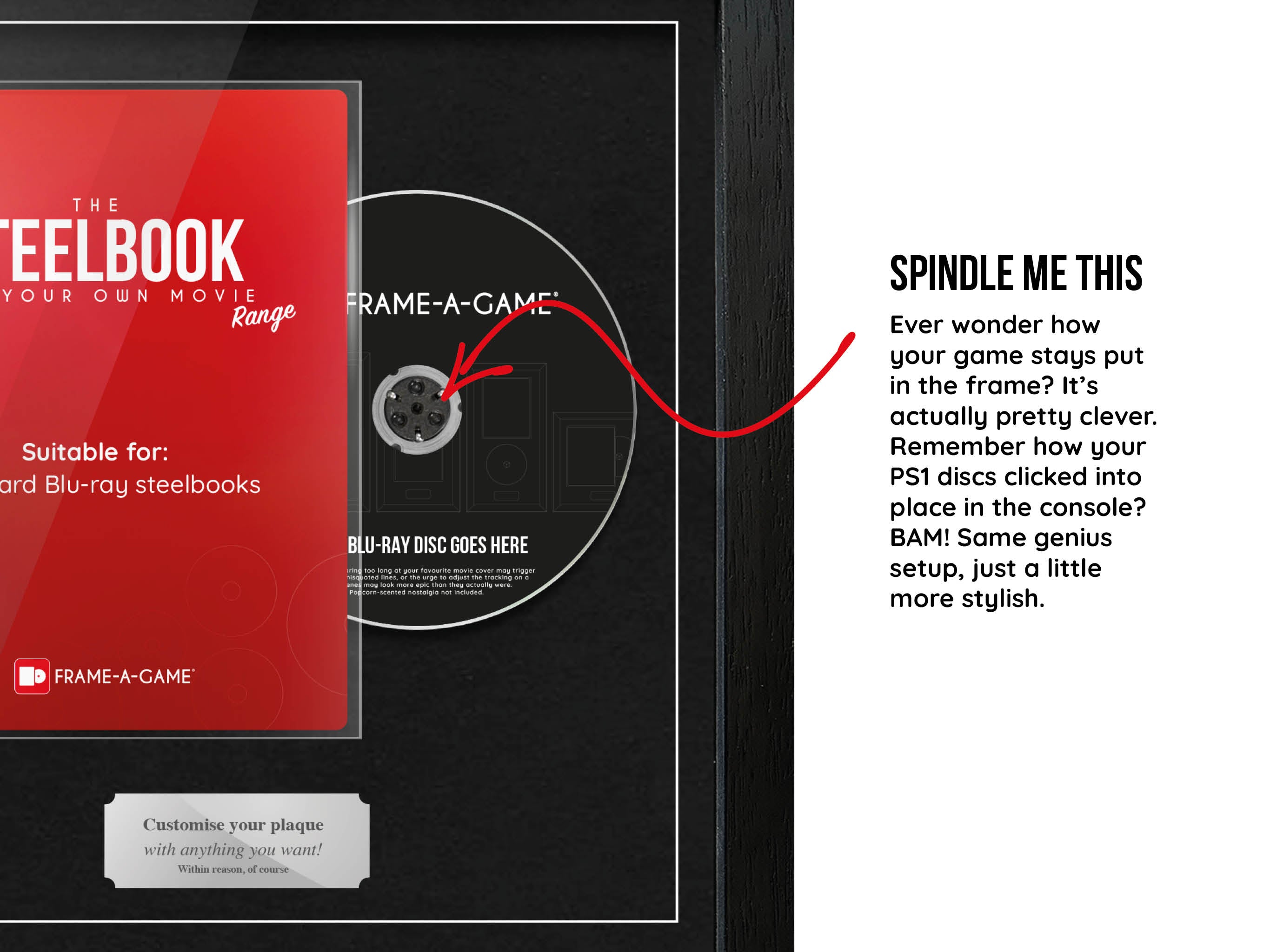 Use Your Own Movie (Steelbook) Combined Range Frame - Frame-A-Game