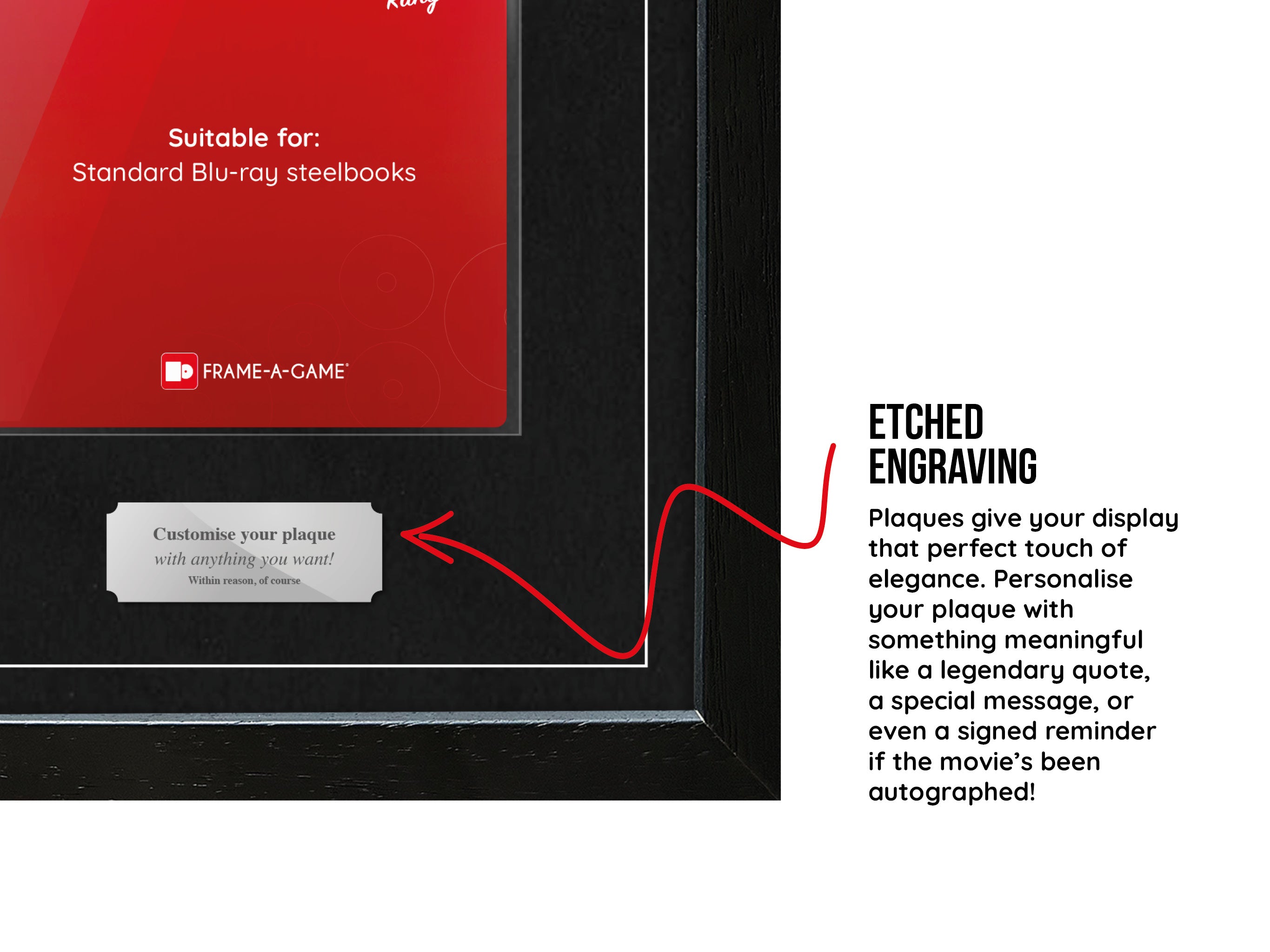 Use Your Own Movie (Steelbook) Exhibition Range Frame - Frame-A-Game