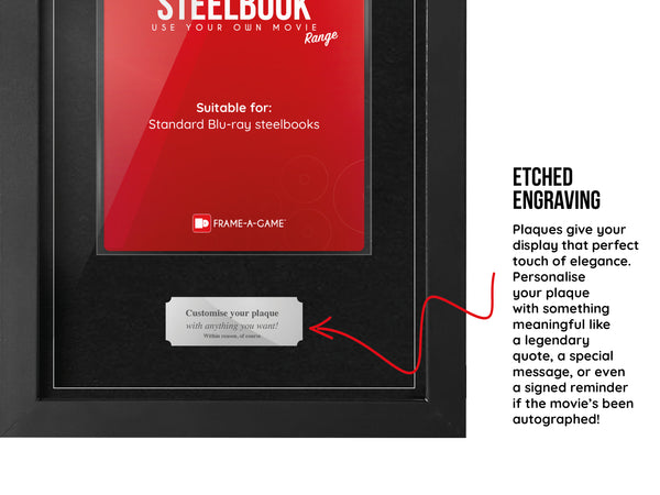 Use Your Own Movie (Steelbook) Display Case Range Frame - Frame-A-Game