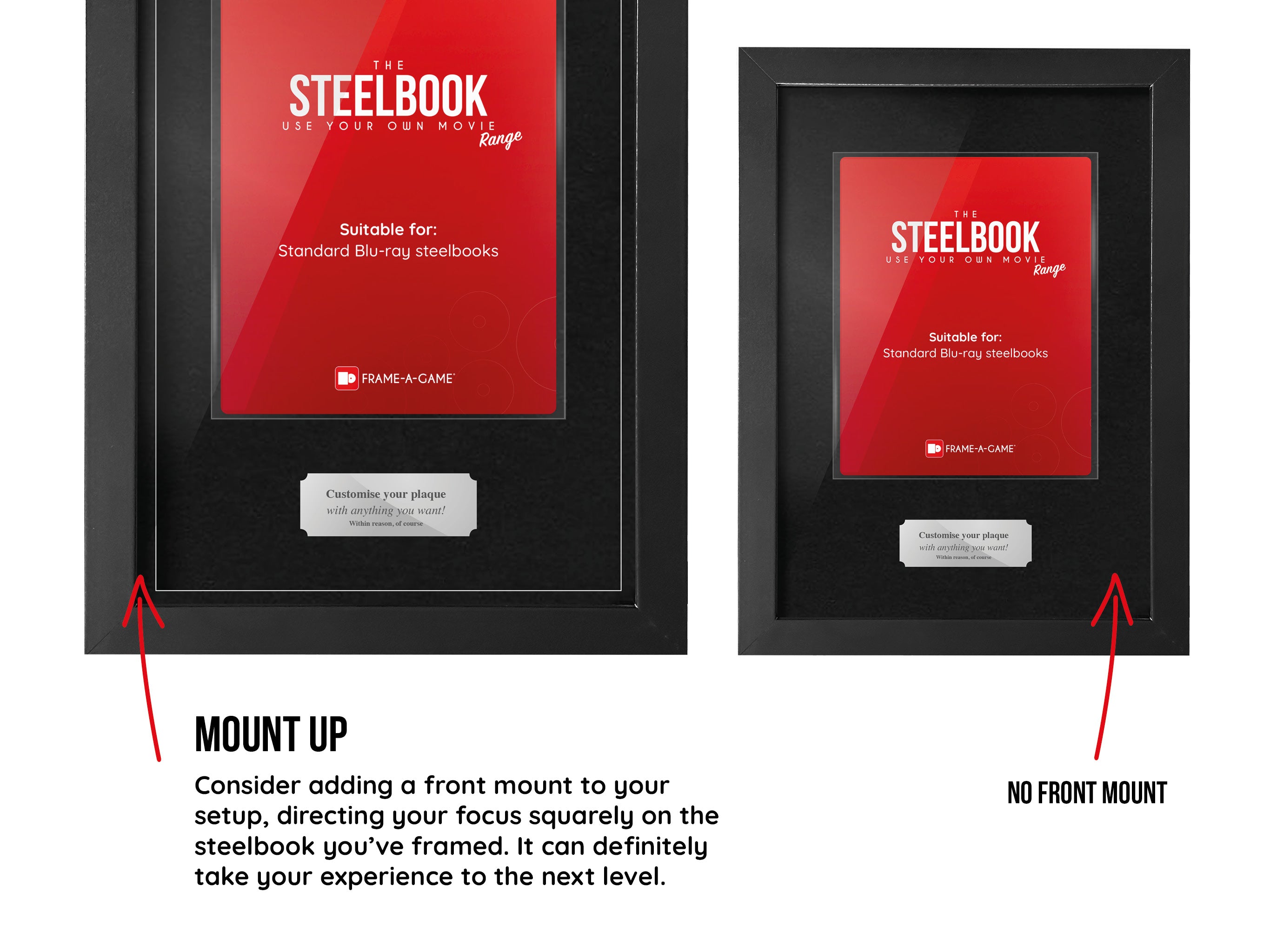 Use Your Own Movie (Steelbook) Display Case Range Frame - Frame-A-Game