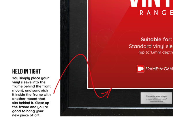 Use Your Own Vinyl Exhibition Range Frame - Frame-A-Game